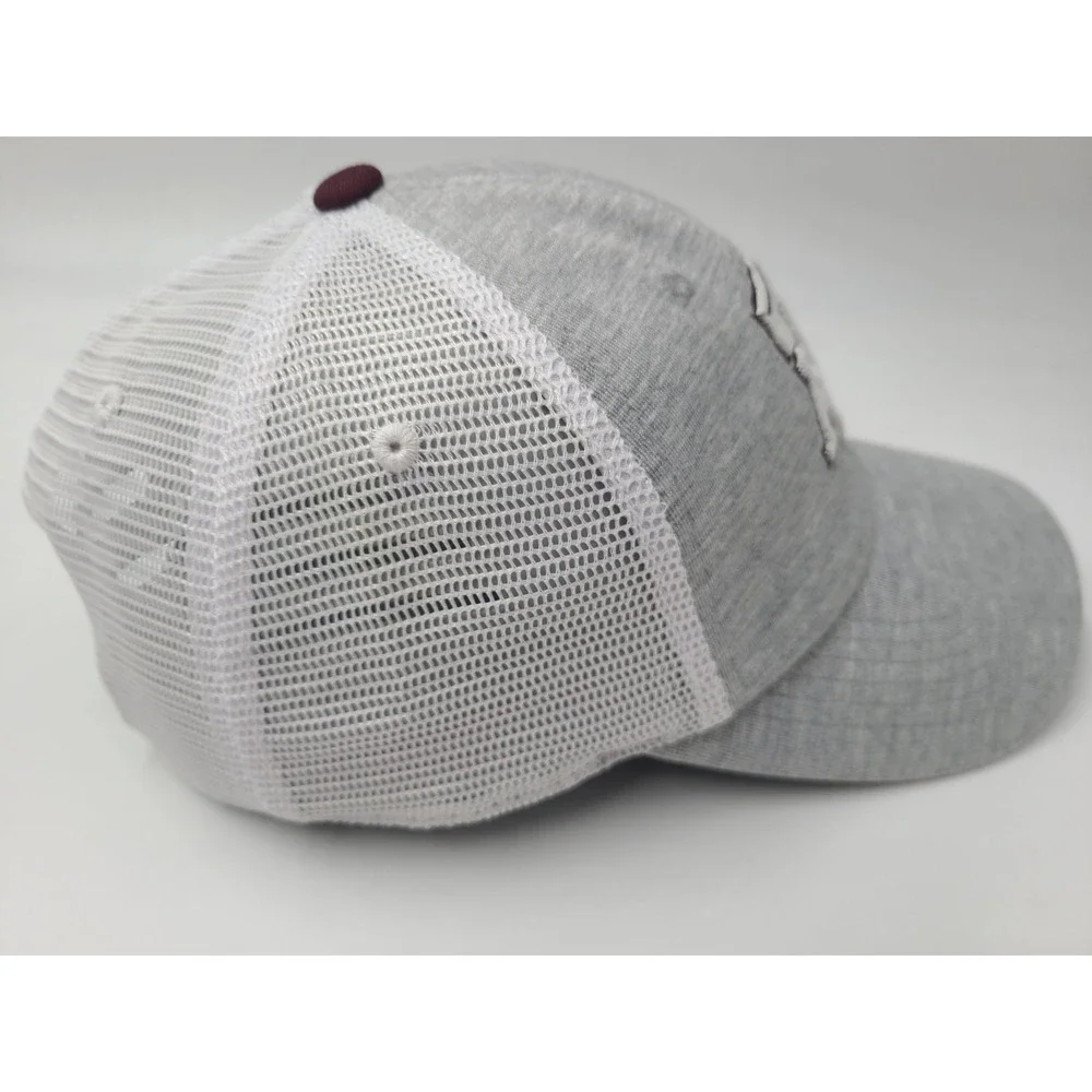 Texas A&M University Aggies‎ Mesh Trucker Snapback Hat Cap Men NCAA Gray White
